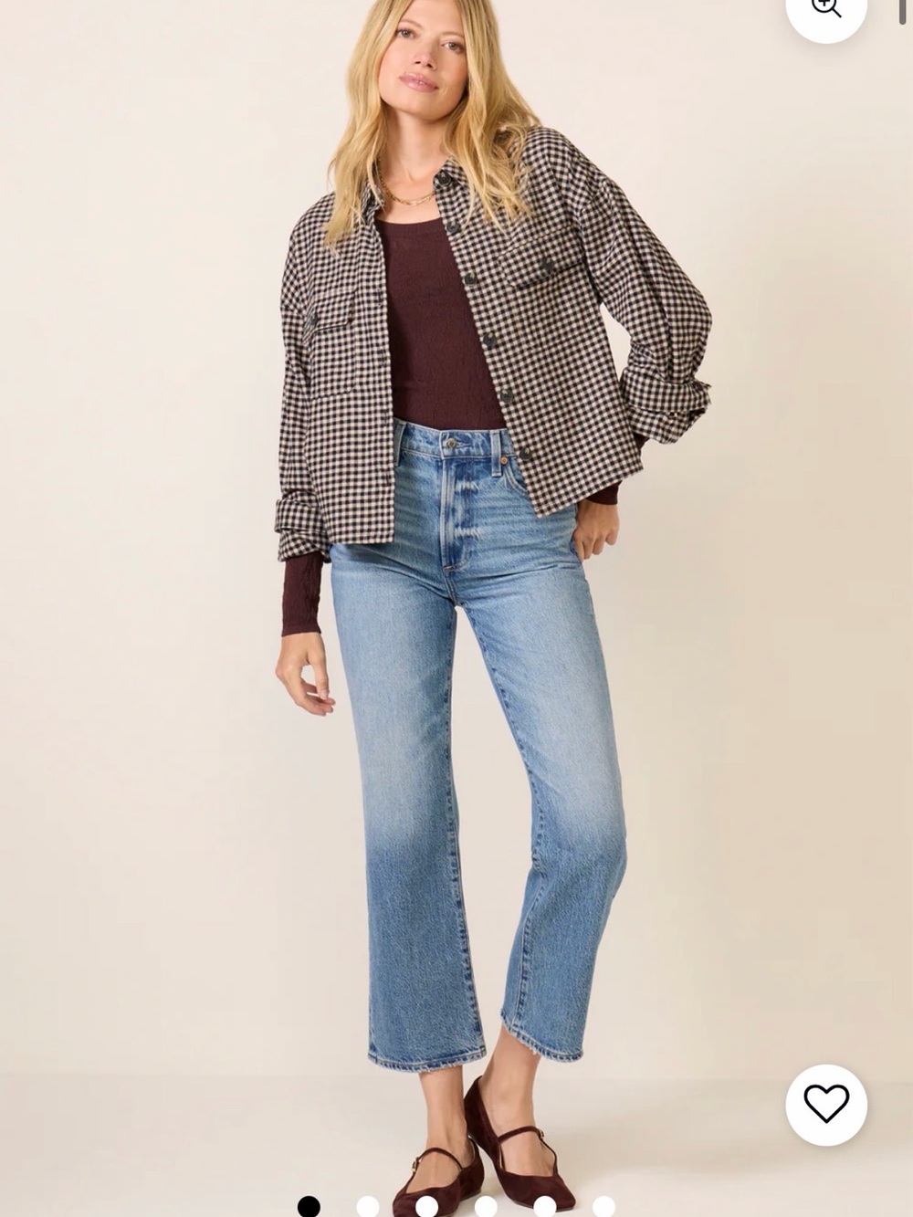 Pistola Ally High-Rise Crop Flare Jeans - Color Charleston - Size 29